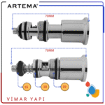 A3024201YP ARTEMA Gr. Duş Kumanda-Kilitlemeli-