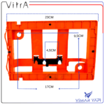 436552YP VitrA Ygr Plastik Çerçeve Grubu(Sirius/Family) - Görsel 2