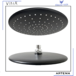 A3728792YP Siyah Duş Başlığı - Solex 26X26