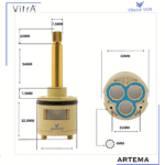 A25293YP 3 Yollu Diverter KUCHING (A42858) - Görsel 2