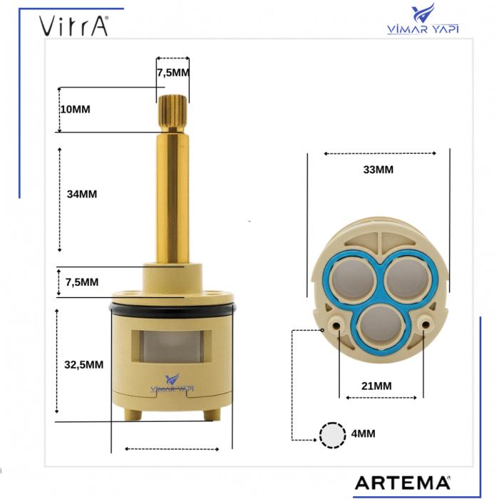 A25293YP 3 Yollu Diverter KUCHING (A42858) - Görsel 2