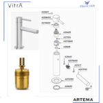 A33429YP ARTEMA-Düz Kartuş_Ø25-Flush_Origin 0000000222 - Görsel 3
