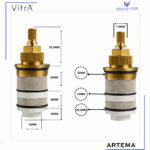 A31795YP  Termostatik Kartuş Kerox Te 2 - Görsel 2