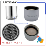 A3304701YP ARTEMA Gr perlatör M22x1 5 litre İçten dişli - Görsel 2
