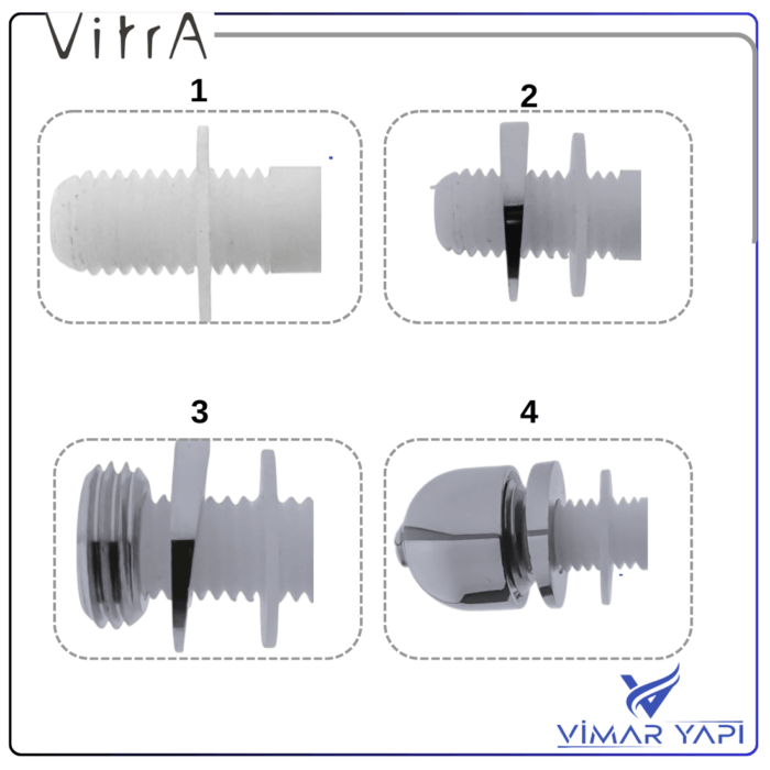 311464YP1TE VitrA-Taharet Ucu Fıskiye Ayarlı Krom(TK8°) - Görsel 4