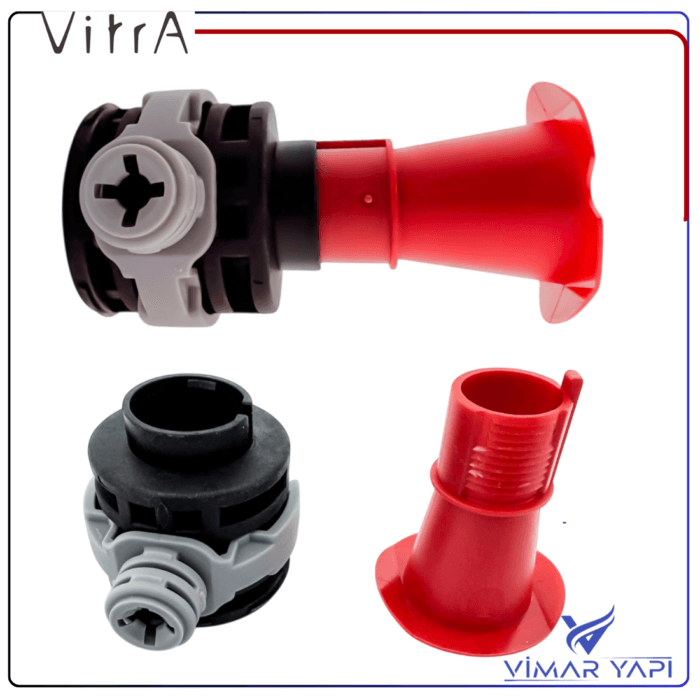 316565YP1TE VitrA-Fischer Montaj Seti Y.Alttan 178mm Y.P. - Görsel 3