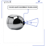 311463YP1TE VitrA-TaharetUcu FıskiyeAyarlı Krom (TK17°) - Görsel 2