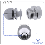 311464YP1TE VitrA-Taharet Ucu Fıskiye Ayarlı Krom(TK8°)