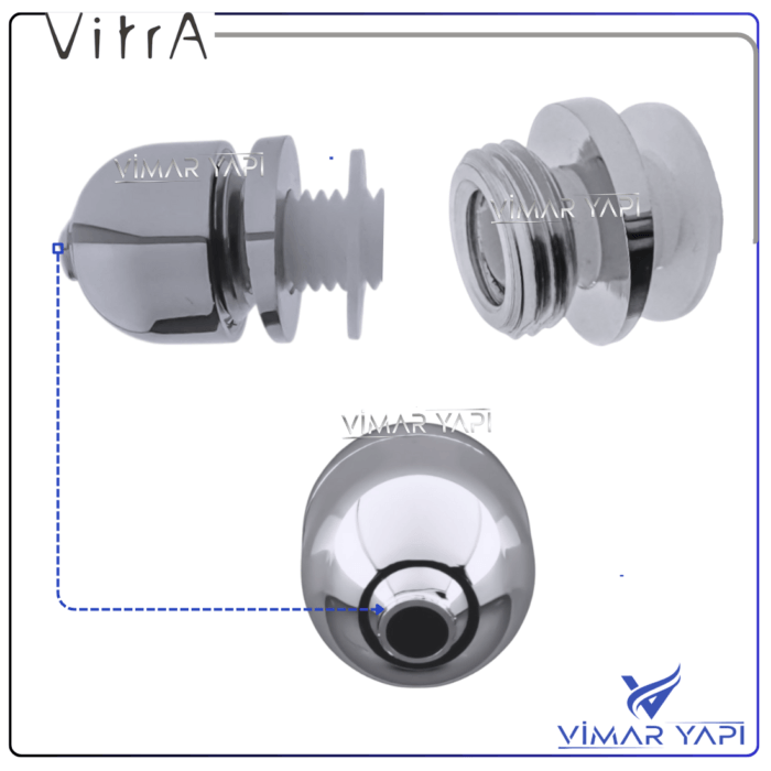 311464YP1TE VitrA-Taharet Ucu Fıskiye Ayarlı Krom(TK8°) - Görsel 1