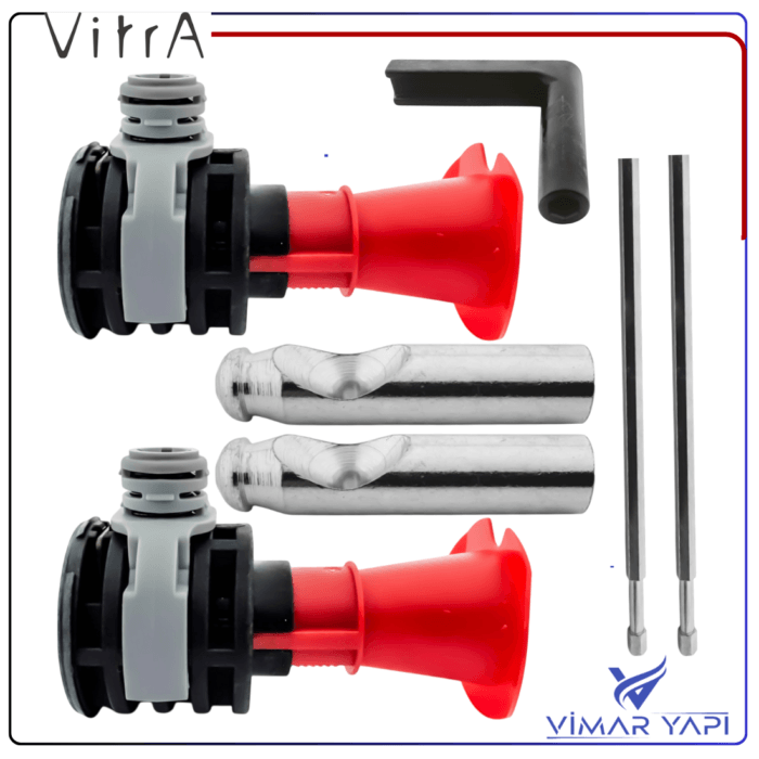 316565YP1TE VitrA-Fischer Montaj Seti Y.Alttan 178mm Y.P. - Görsel 1