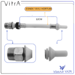 311343YP1TE VitrA- A120mm Asma Klzt Tip TaharetHortumu - Görsel 2