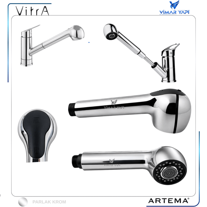 A2446801YP El Duşu SOLEX K10106 Pull-Out - Görsel 2