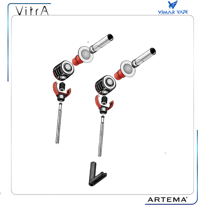 316565YP1TE Fischer Montaj Seti Y.Alttan 178mm Y.P. - Görsel 3