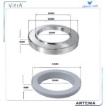 A31229YP  Gr.Rozet Rozet+O Ring. - Görsel 3