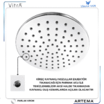 A3364001YP Duş Başlığı  MDS 20X20 - Görsel 3