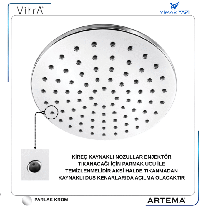 A3364001YP Duş Başlığı  MDS 20X20 - Görsel 3