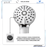 A3340801YP El Duşu - 3 Fonksiyon - 7111 - Görsel 2