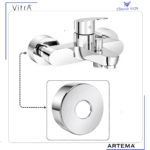 A2435501YP ARTEMA-Banyo bataryası Rozet-Ø75 mm - Görsel 2