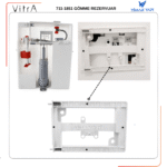 426918YP Df Plastik Çerçeve Seti(711 Panel Uyumlu - Görsel 2