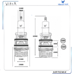 A3154401YP VitrA ARTEMA.Duş Kumanda Neoperl 018.0010.1 - Görsel 3