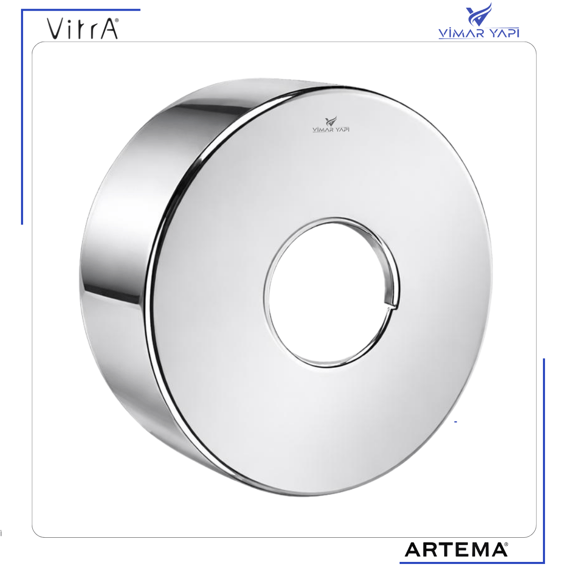 A2435501YP ARTEMA-Banyo bataryası Rozet-Ø75 mm