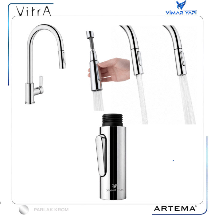 A3329601YP El Duşu Pull Down (A42145 Uyumlu) - Görsel 2