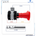 316565YP1TE Fischer Montaj Seti Y.Alttan 178mm Y.P. - Görsel 2