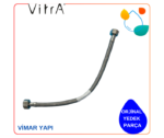 426187YP VitrA- 1/2"x3/8" Çelik Örgülü Flex hortum 40cm - Görsel 3