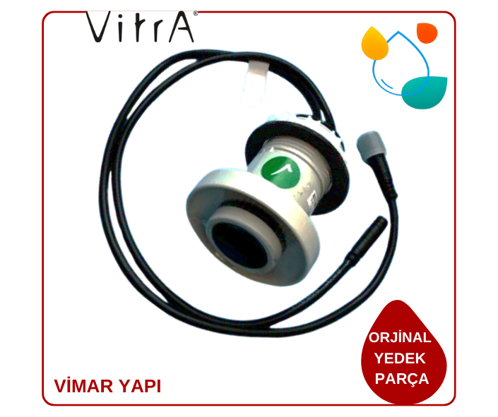 325084YP1TE VitrA-Temassız Taharet Sensor Grubu-Gri SENTO