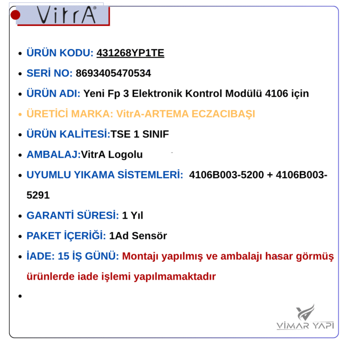 431268YP1TE1111 431268YP1TE Yeni Fp 3 Elektronik Kontrol Modülü 4106 için - Görsel 6
