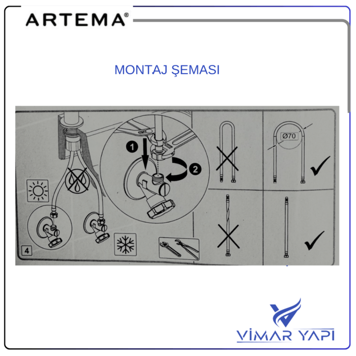 GÜNCEL TASARIM (1100 x 1100 piksel) (1) A3162798YP  Flex Hortum - M10x1x18xG3/8 50CM  DN6(10' Sıcak - Görsel 3