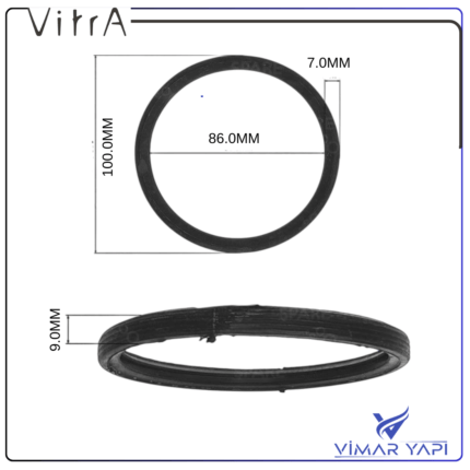 426054YP 18.1 Gömme Rez 90 mm Dirsek Contası