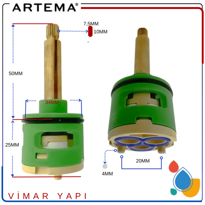 A38591YP Batarya Yönlendirici Kartuşu (SWA010) - Görsel 1