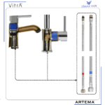 A3157596YP Flex Hortum - M10x1x18xG3/8 70CM DN6 Soğuk - Görsel 4