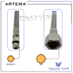 A3157596YP Flex Hortum - M10x1x18xG3/8 70CM DN6 Soğuk - Görsel 3