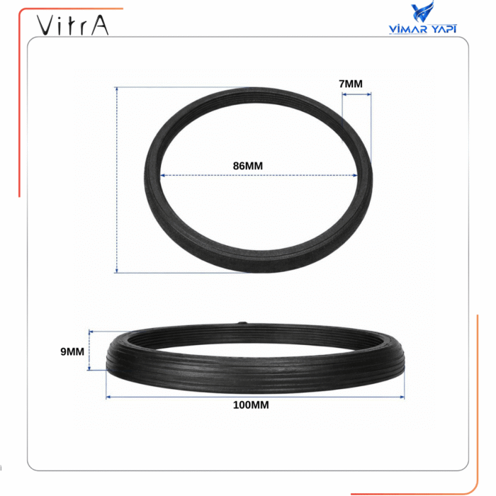 426054YP 18.1 Gömme Rez 90 mm Dirsek Contası - Görsel 3