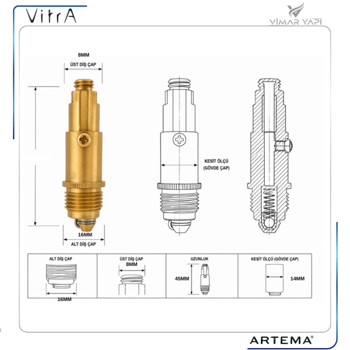 A33493YP Click Clack Sifon İçin - A3284701 - Görsel 4