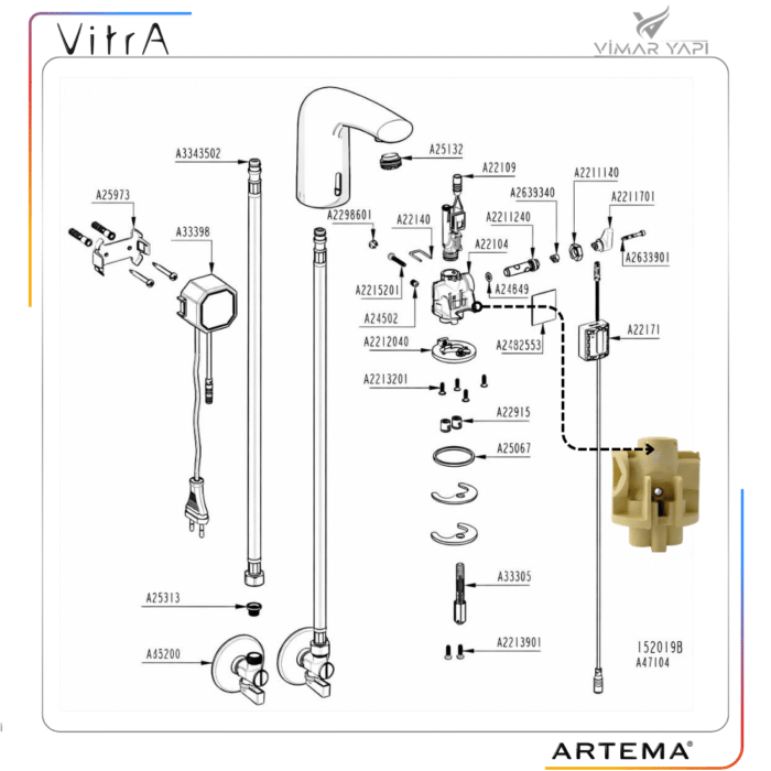 A27255YP Fotoselli Plastik İç Gövde - Görsel 2