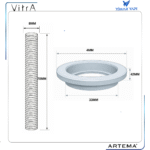 A33306YP:Gr.Tespit Plaka+Saplama_M8/L=70 - Görsel 2