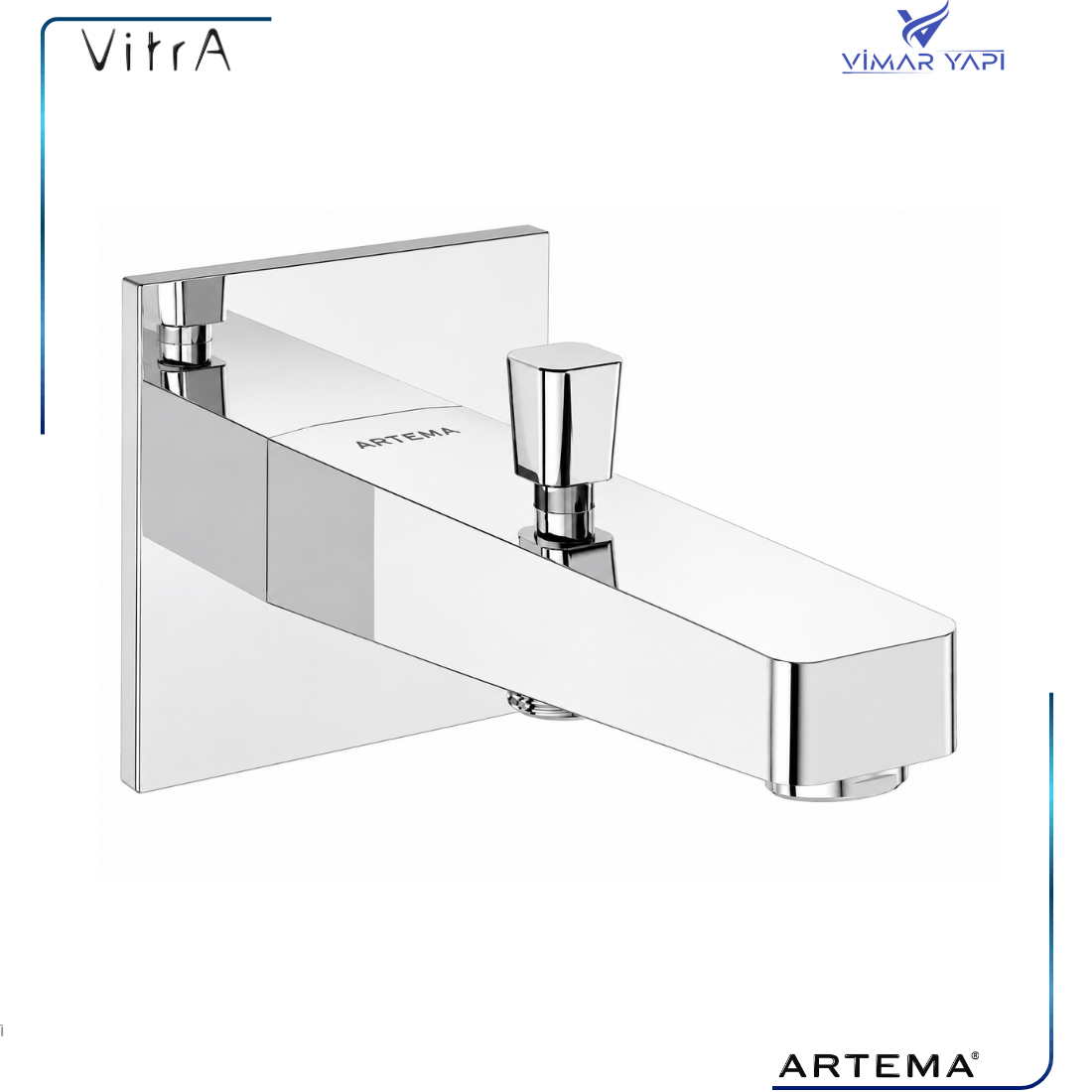 A42740 Root Square Çıkış Ucu Duş Kumandalı