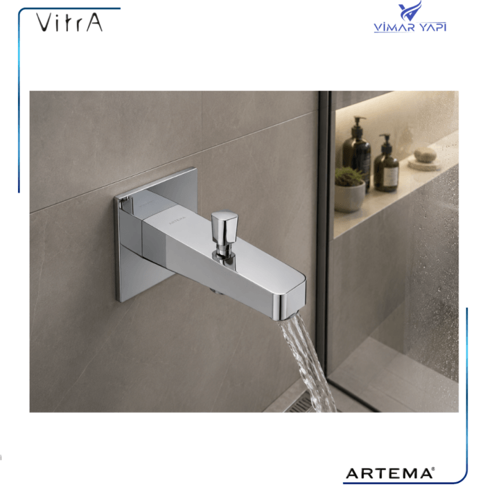 A42740 Root Square Çıkış Ucu Duş Kumandalı - Görsel 2