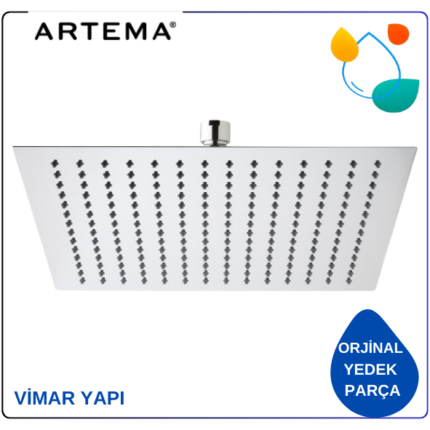 A45673 Lite LS Duş Başlığı 30 Cm Kare, krom