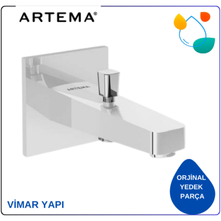 A42740 Root Square Çıkış Ucu Duş Kumandalı