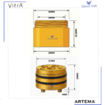 A33040YP Gövde Uzatma Grubu-Ankastre Banyo-Duş - Görsel 3