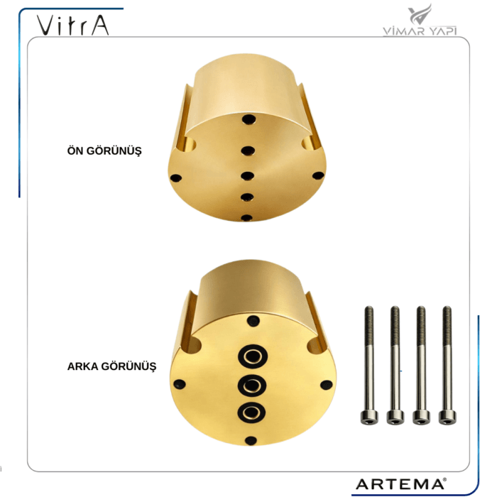 A33313YP Ankastre Lavabo Batarya Uzatması 4 cm (A42230) - Görsel 4