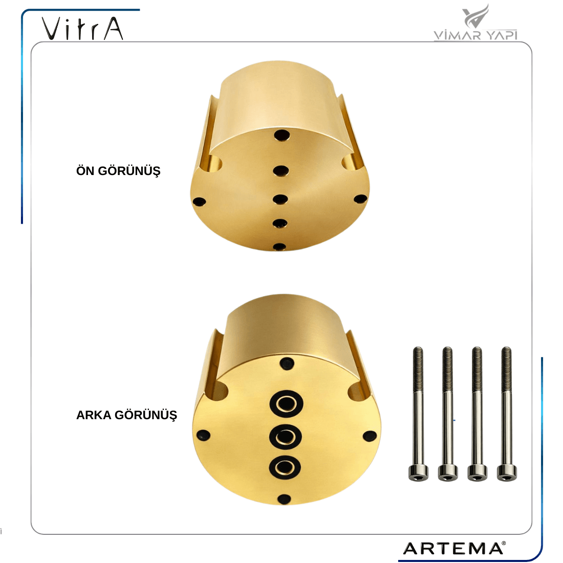 A33313YP Ankastre Lavabo Batarya Uzatması 4 cm (A42230)