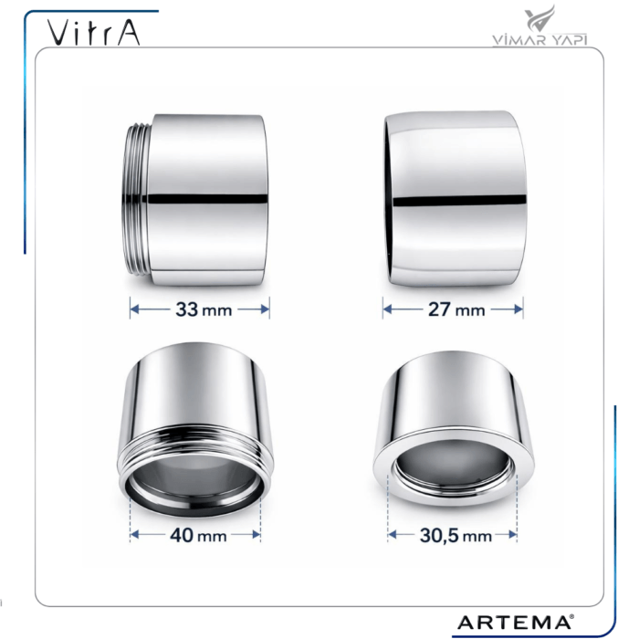 A33159YP Termostatik.Gövde Uzatma Grubu - A47025 - Görsel 3