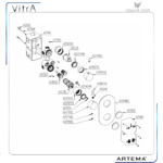 A33159YP Termostatik.Gövde Uzatma Grubu - A47025 - Görsel 4