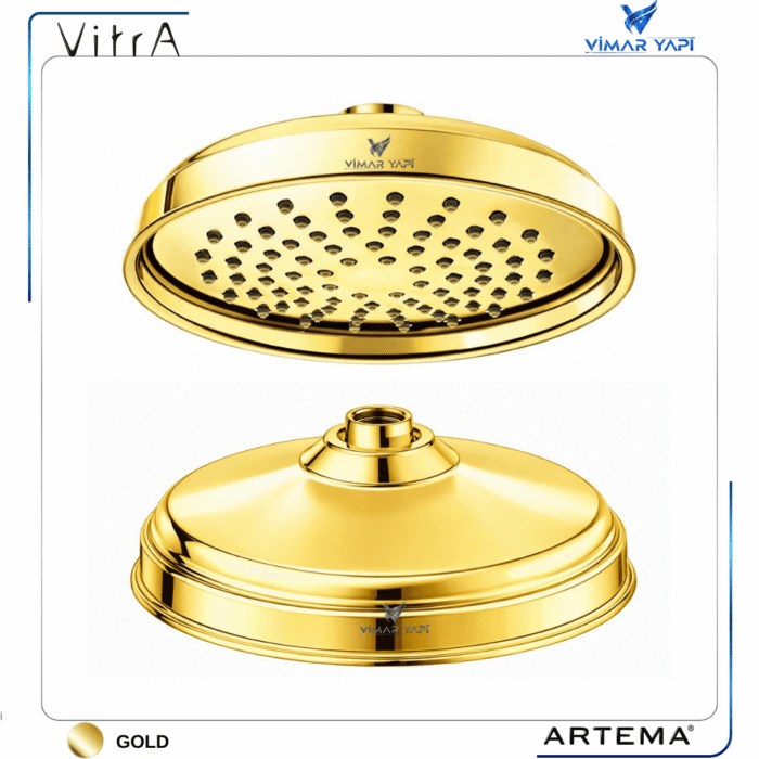 A3311423YP Klasik Duş Başlığı - Altın - Görsel 4