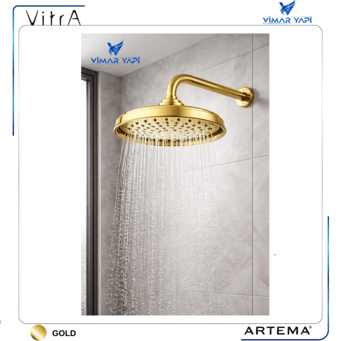 A3311423YP Klasik Duş Başlığı - Altın - Görsel 3
